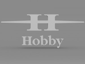hobby logo Modèle 3D