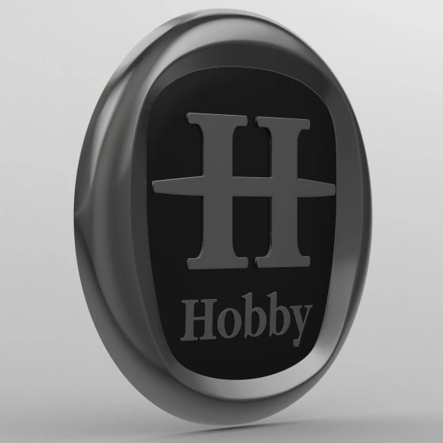 hobby logo 2 3D Model .c4d .max .obj .3ds .fbx .stl .blend