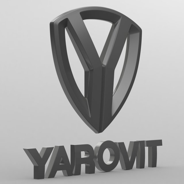 yarovit logo 3D मॉडल .c4d .max .obj .3ds .fbx .stl .blend 