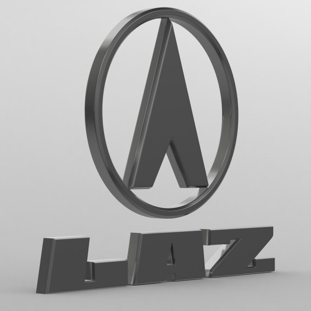 laz logo 3D Модель .c4d .max .obj .3ds .fbx .stl .blend 