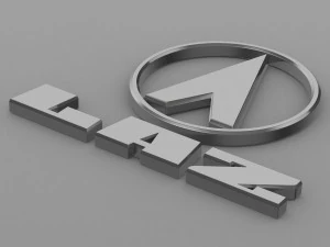 laz logo 3D Model