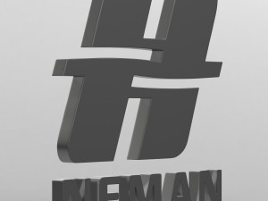 neman logo Modello 3D