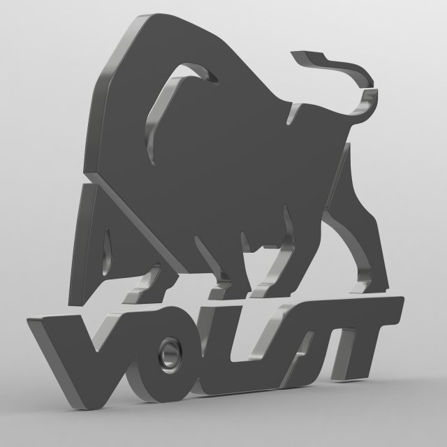 volat logo Modèle 3D .c4d .max .obj .3ds .fbx .stl .blend 