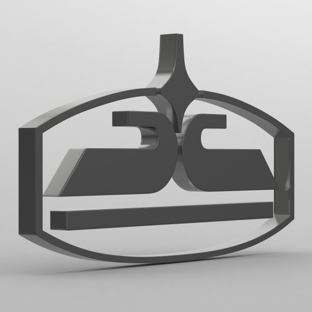 chaz logo Modello 3D .c4d .max .obj .3ds .fbx .stl .blend 