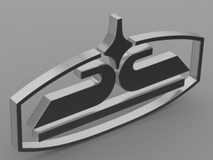 chaz logo Modello 3D