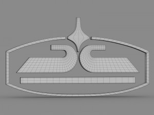 chaz logo Modello 3D
