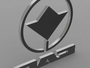 paz logo 3D Model