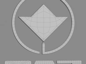 paz logo 3D Model