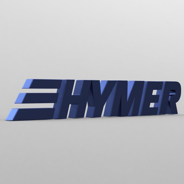 hymer logo Model 3D .c4d .max .obj .3ds .fbx .stl .blend