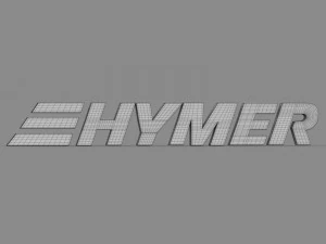 Hymer-Logo 3D Modell