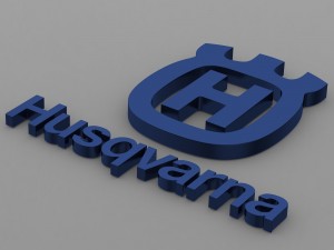 husqvarna logo 3Dモデル