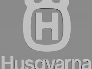 husqvarna logo 3Dモデル