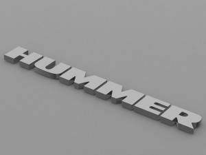 hummer logo 3D Model