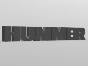 hummer logo 3D Model