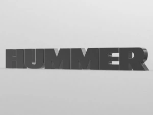 logo dell'hummer Modello 3D
