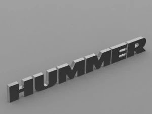 logo dell'hummer Modello 3D