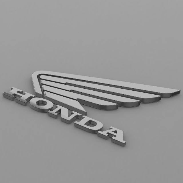 honda logo 2 3D Model .c4d .max .obj .3ds .fbx .stl .blend 