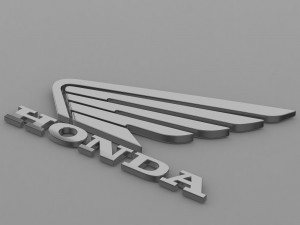 honda logo 2 3D 모델