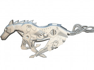 iron horse 3Dモデル