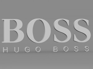 boss logo Model 3D