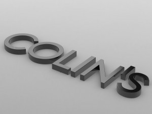 colins logo 3D 모델