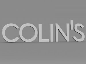 colins logo 3D 모델
