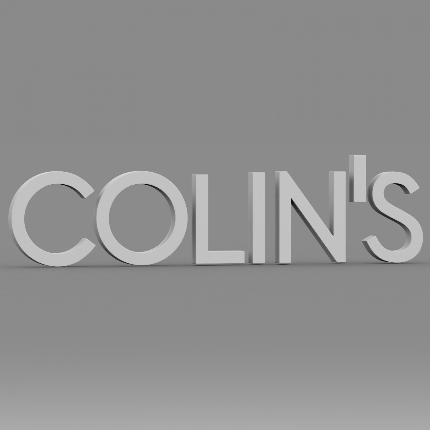 Colins Logo 3d Model In Clothing 3dexport