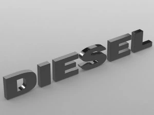 diesel logo 3D Model