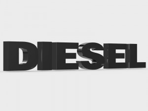 diesel logo 3Dモデル