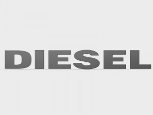 diesel logo 3Dモデル
