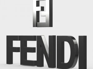 fendi logo 3D Model