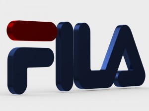 fila logo Modèle 3D
