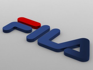 fila logo Modèle 3D
