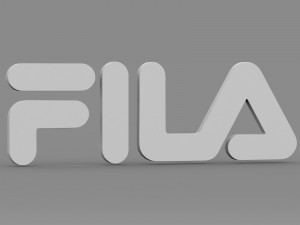 fila logo Modèle 3D