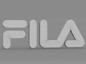 fila logo Modèle 3D