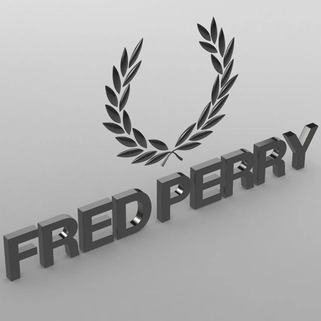 fred perry logo 3D Model .c4d .max .obj .3ds .fbx .stl .blend 