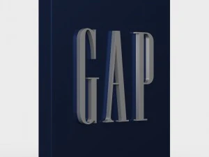 gap logo 3D Model