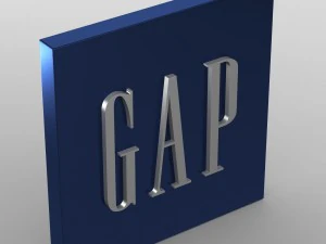 gap logo 3D Model