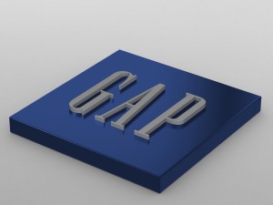gap logo 3D Model