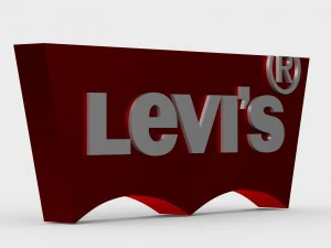 levis logo 3D Model