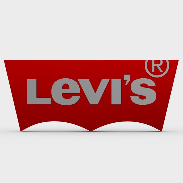 levis logo 3D Model in Clothing 3DExport
