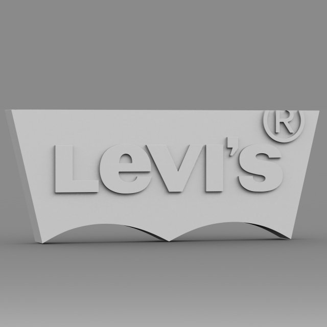 levis logo 3D