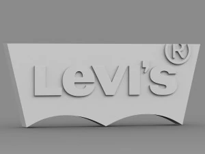 levis logo 3D Model
