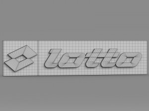 lotto logo 3D 模型