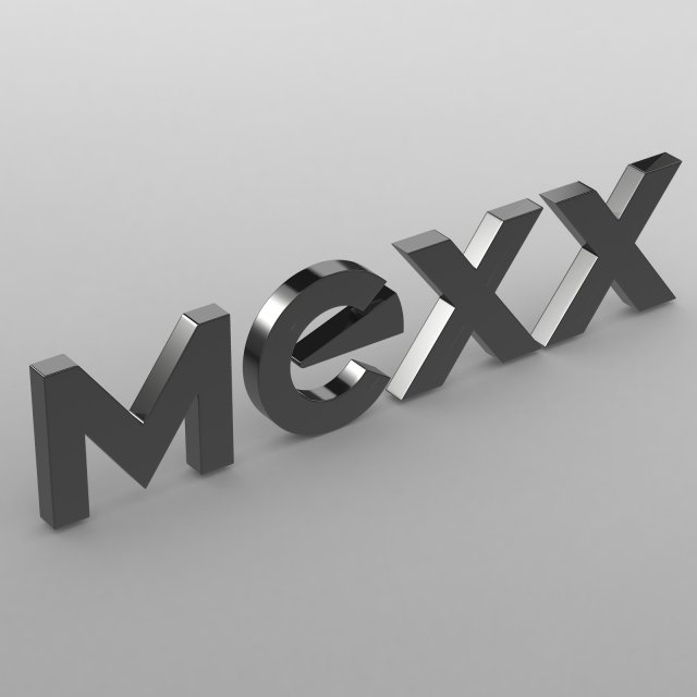 mexx logo 3D मॉडल .c4d .max .obj .3ds .fbx .stl .blend 