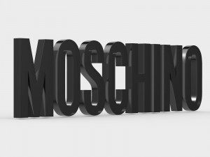 moschino logo 3D 모델