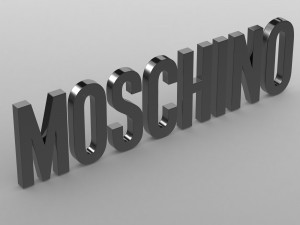 moschino logo 3D 모델