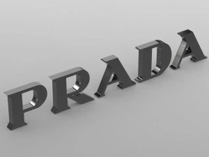 prada logo 3D Model