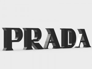 prada logo 3D Model