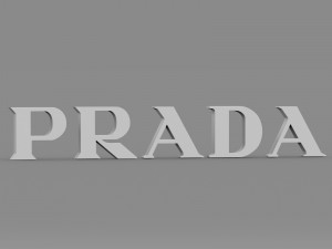 prada logo 3D Model